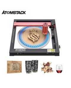 AtomStack A24 Pro Puissance Optique 24W Graveur Laser Châssis Unibody Pas d'Assemblage Nécessaire