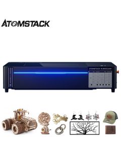 Découpeuse laser CO2 de bureau AtomStack Hurricane 55 W